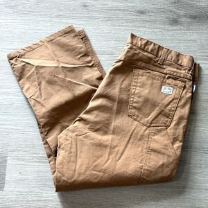 Tyndale Brown FR Flame Resistant Canvas Relaxed Fit K290T Pants Men's Size 42x32